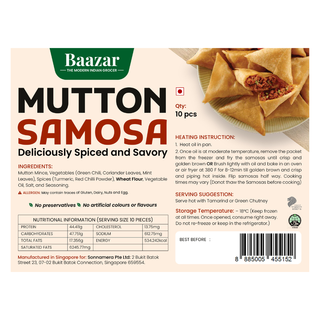 BAAZAR Mutton Samosa 10pc_0