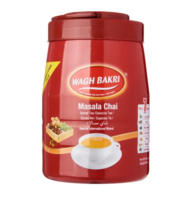 Wagh Bakri Masala Tea (Jar) 250g_0