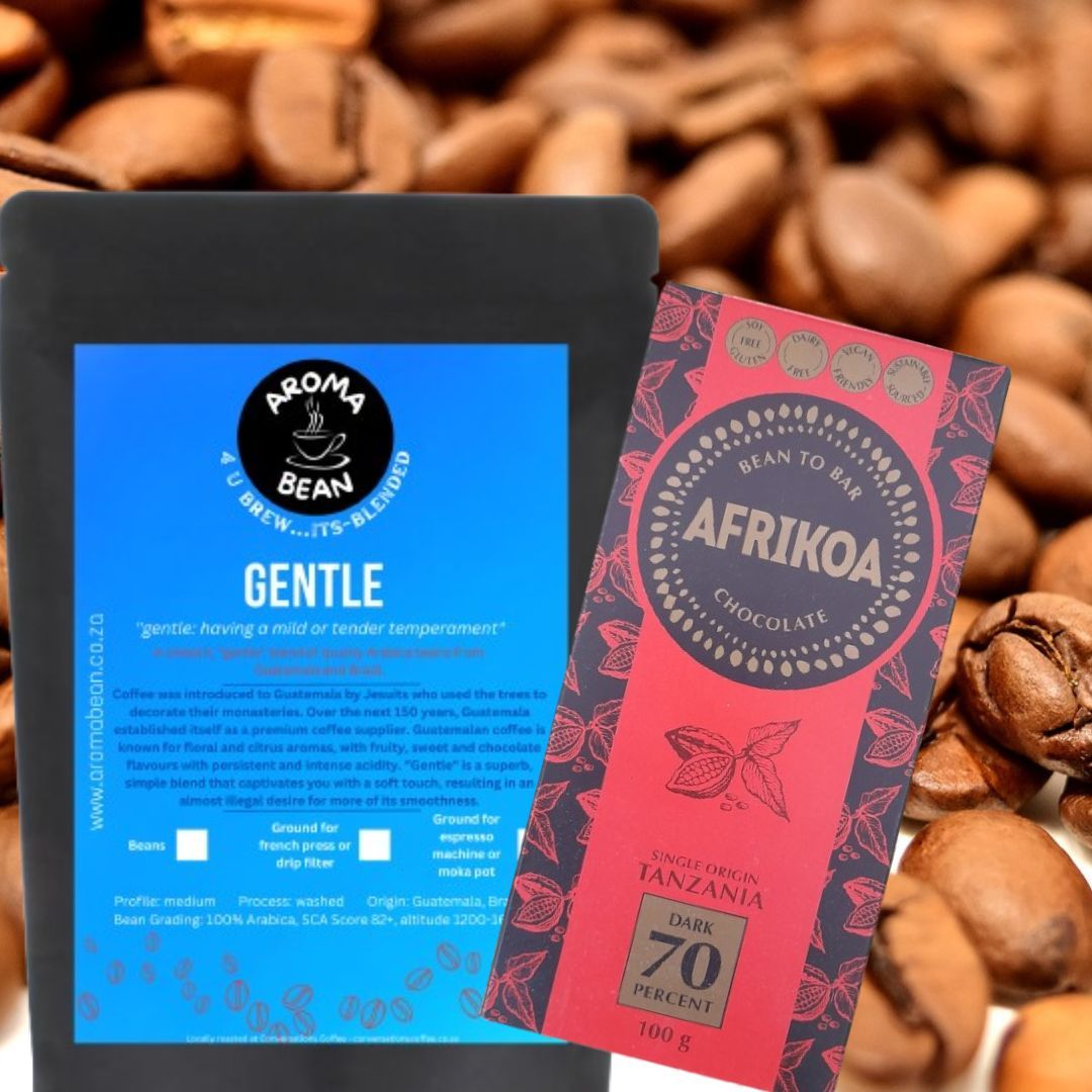 Gift Special - 250g Gentle Blend & 100g Afrikoa or Honest Chocolate_0