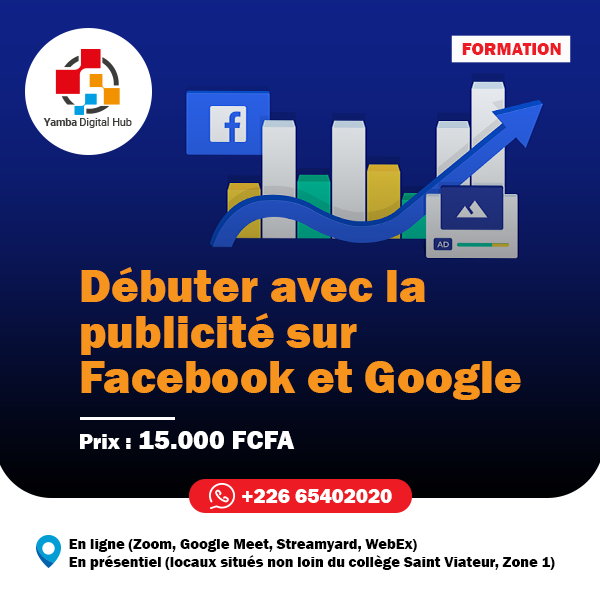 Formation : Débuter avec la publicité sur Facebook et Google_0