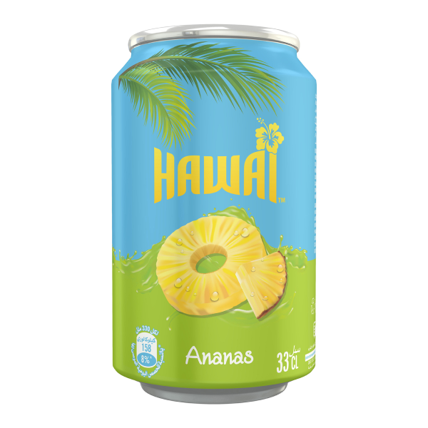 Hawai Ananas 33cl Canette_0