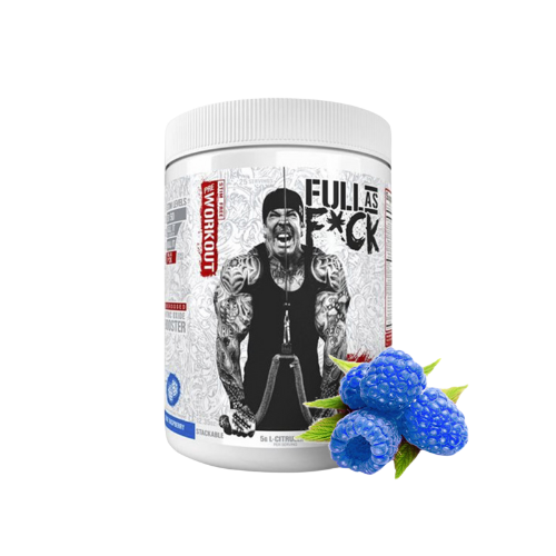 Full as Fuck óxido nítrico blue raspberry 25 servs 5% RICH PIANA_0