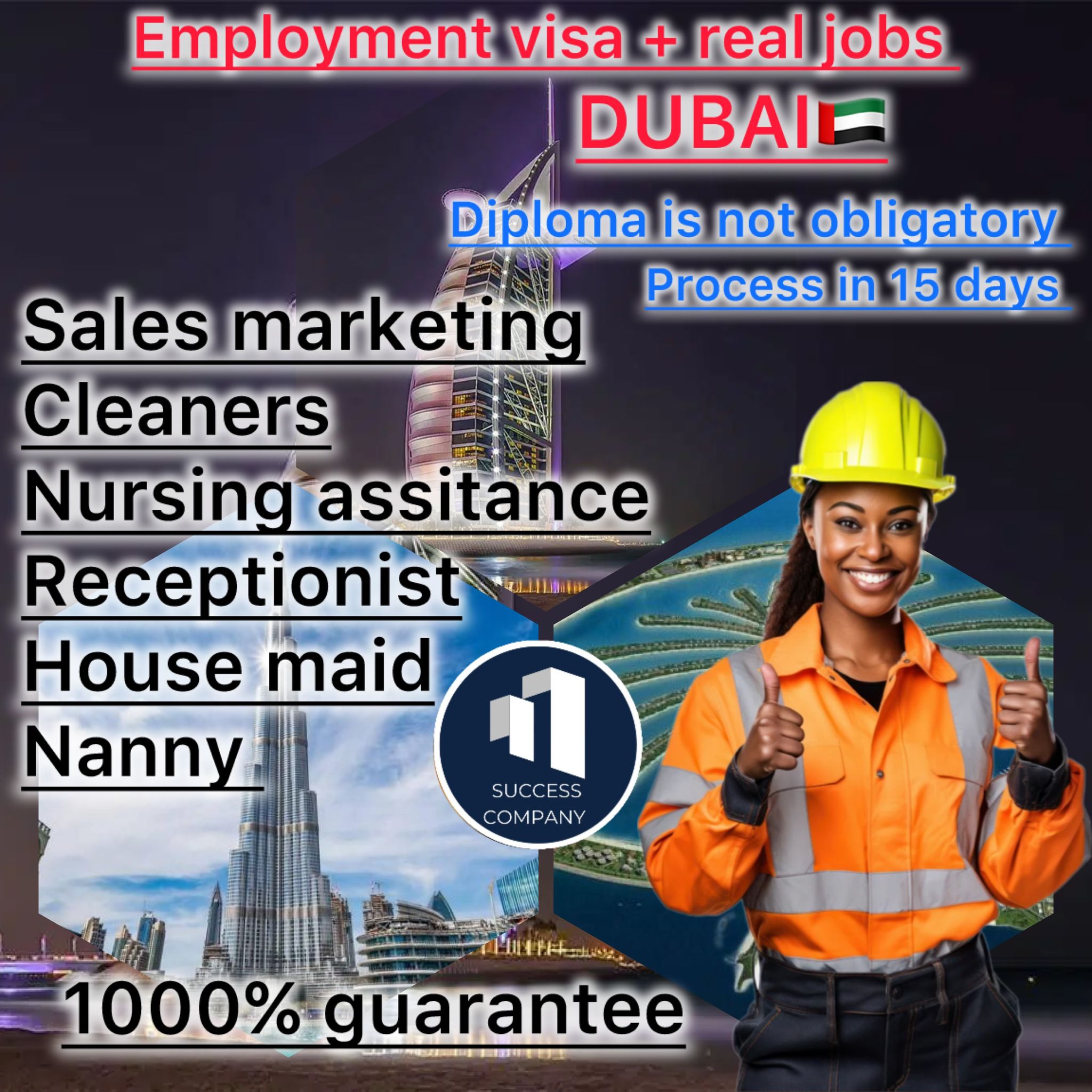 DUBAI WORK Visa + JOBS_0