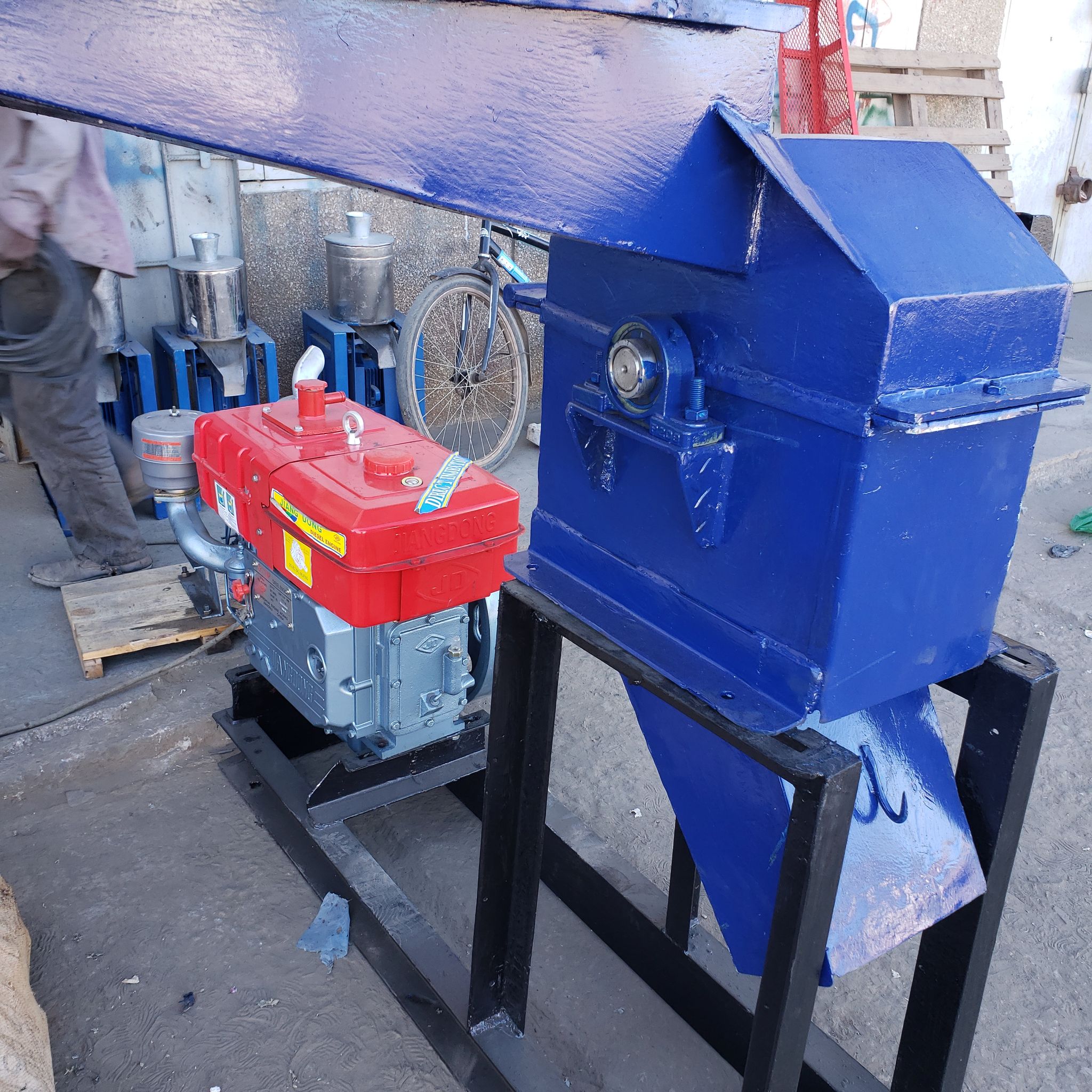 ✅Diesel Engine Hummer mill _0