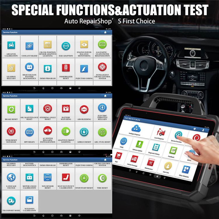 Launch X431 Pad7 Elite Full System Car Diagnostic Tool  Support Online Coding and Programming_1