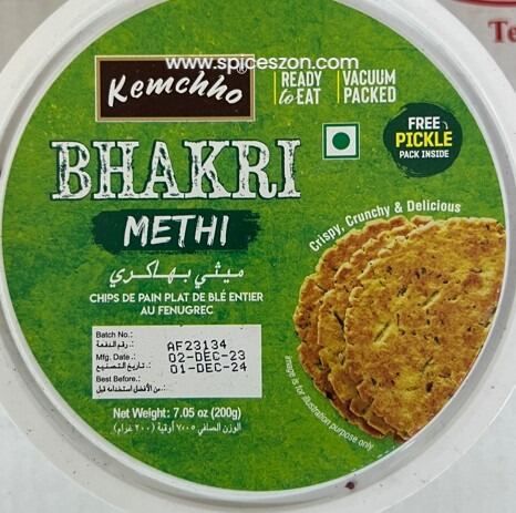 Kemchho Methi Bhakri 200g_0