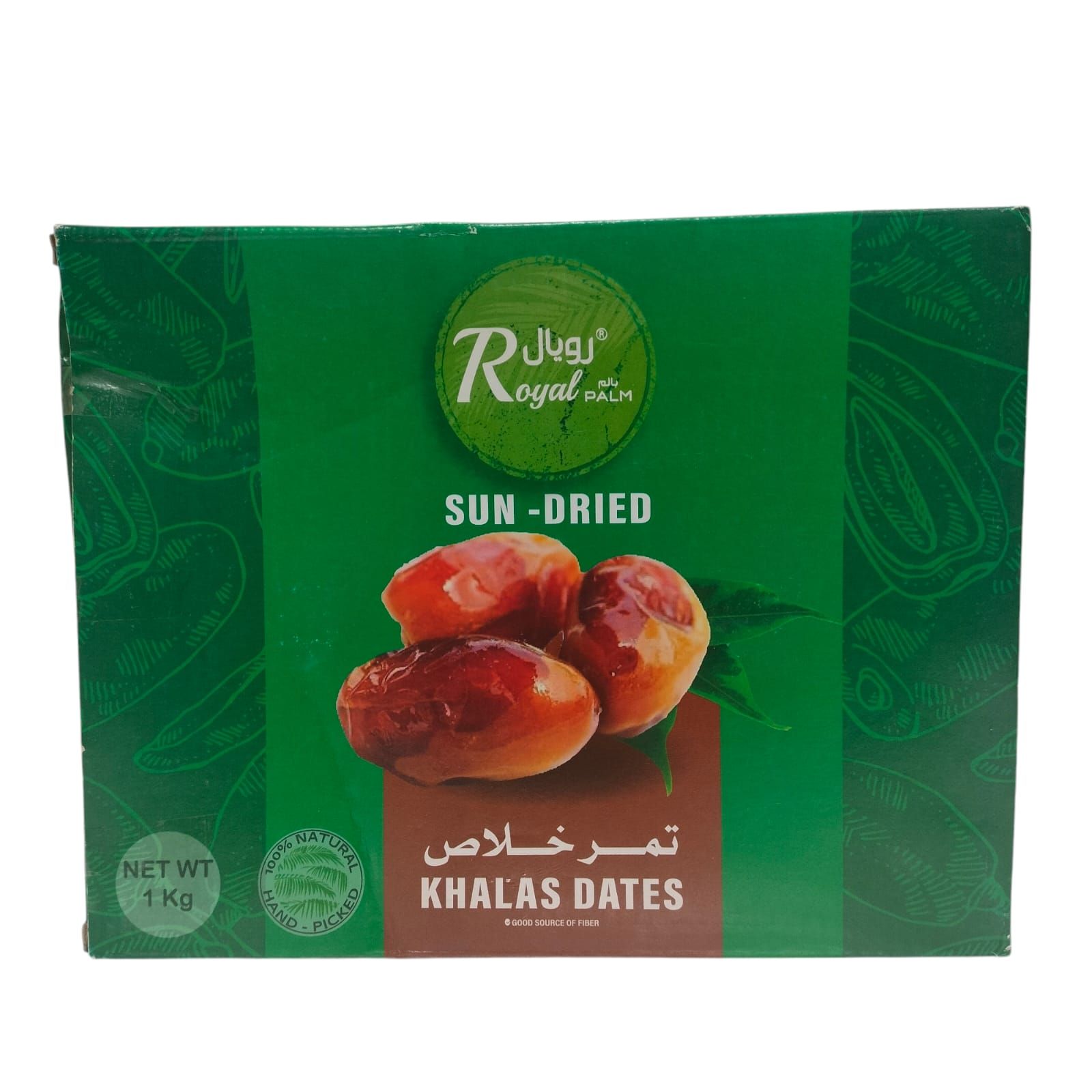 Royal Palm Sun-Dried Khalas Dates 1kg_0