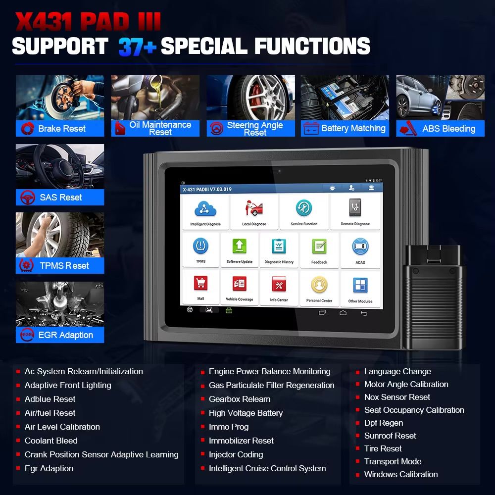 LAUNCH X431 PAD III V2.0 , Full System Diagnostic Tool Support Coding And Programming._7