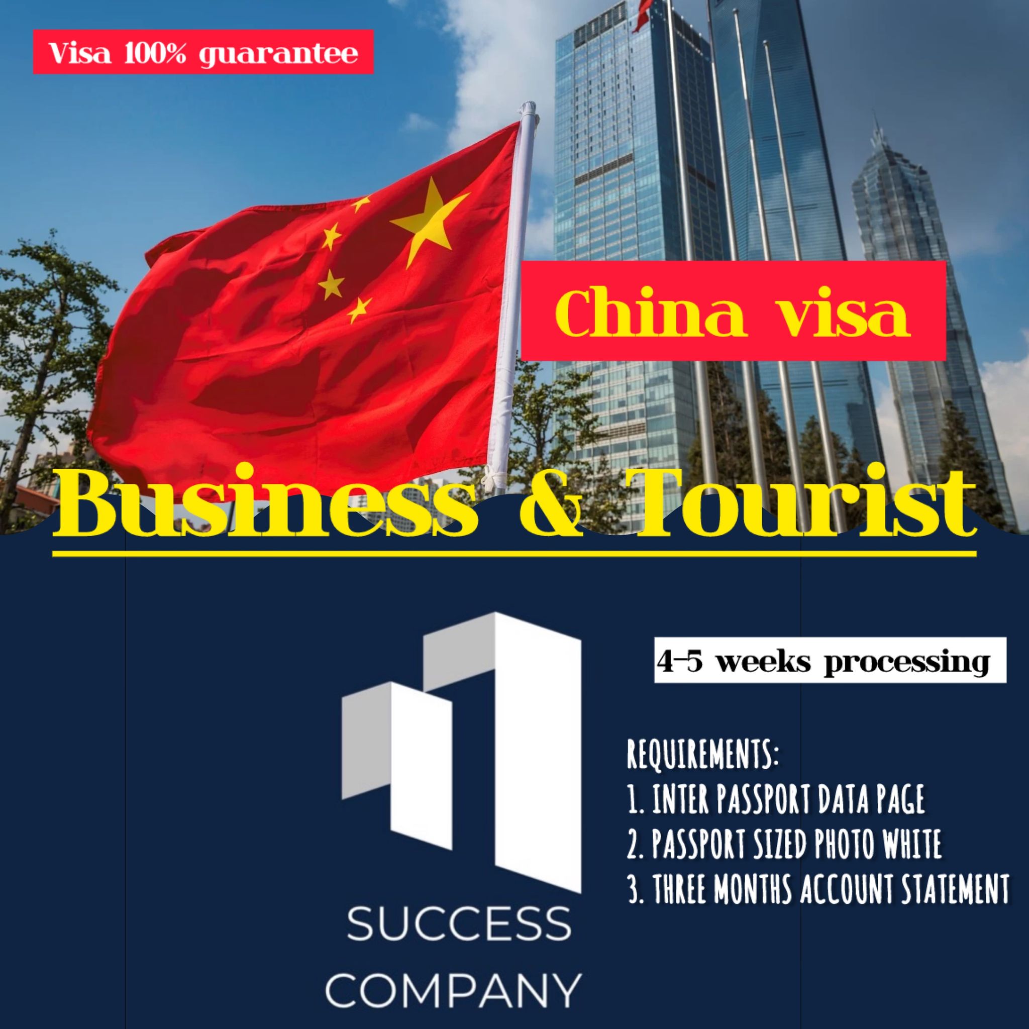 CHINA Business & Tourist Visa _0