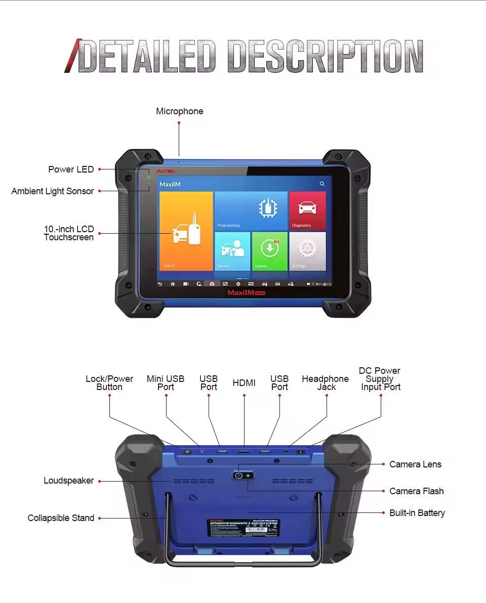 Autel MaxiIM IM608 PRO Auto Key Programmer & with XP400 +gbox3+apb112+imkpa_2