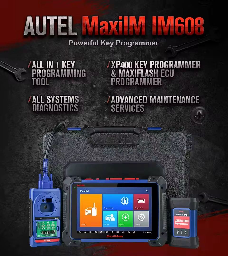 Autel MaxiIM IM608 PRO Auto Key Programmer & with XP400 +gbox3+apb112+imkpa_1