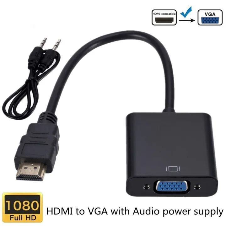 HDMI To VGA Cable Converter - HD 1080P Rs.800_0