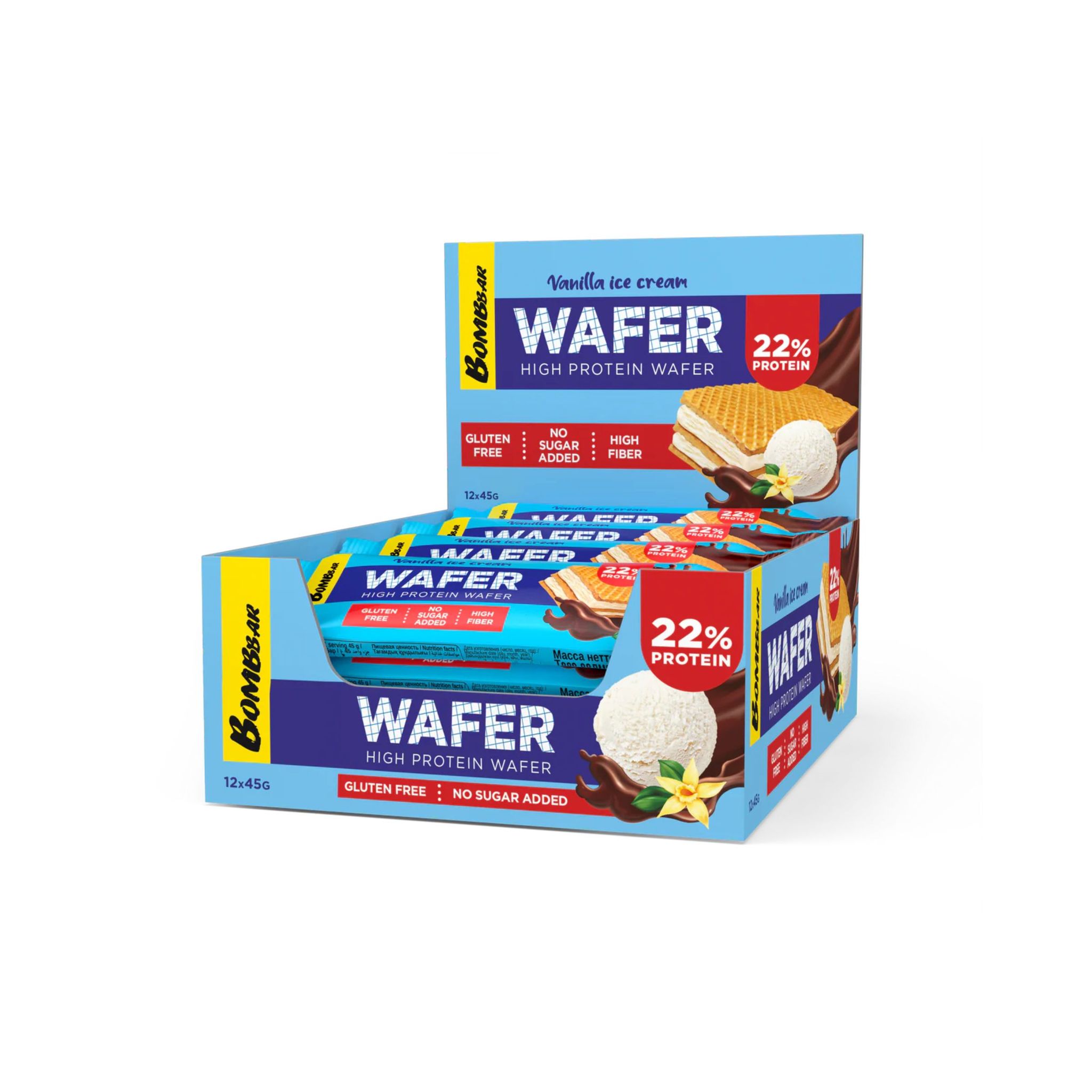 BB Glazed wafer bar Vanilla Ice Cream in Chocolate 45g_0