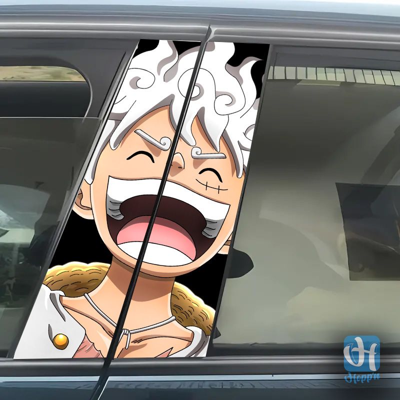 Monkey D Luffy Window Pillar Stickers_1