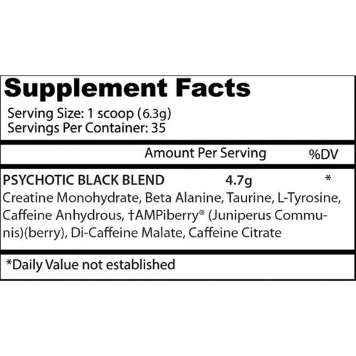 Psychotic Black fruit punch 35servs INSANE LABZ_1