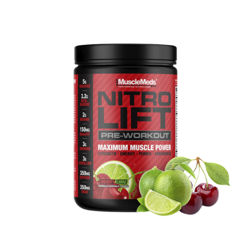 Nitro Lift cherry lime 40 servs MUSCLEMEDS_0