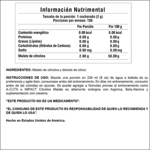 Citruline Malate 150 servs ALLMAX ESSENTIALS_1