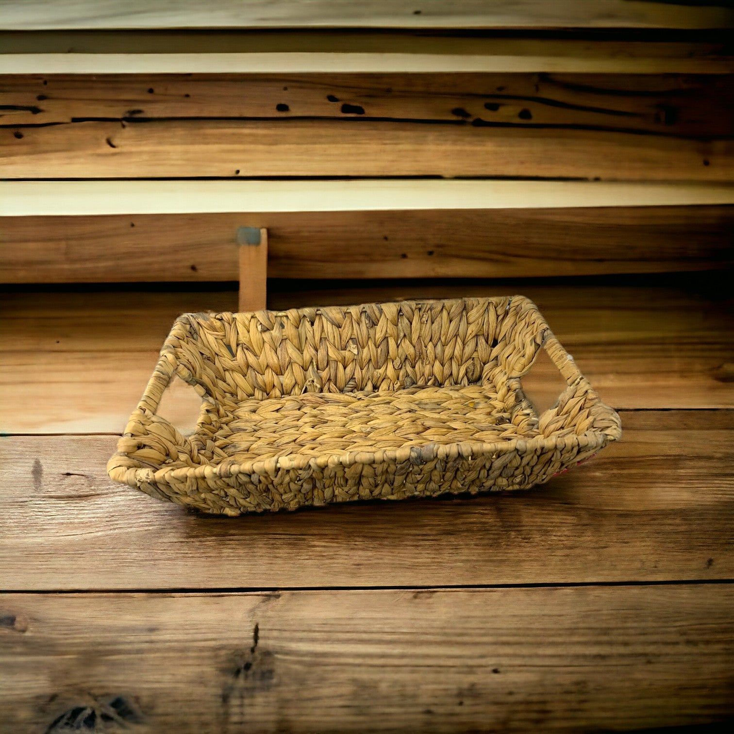 Canoe Rectangular Basket With Handles Small 30 X 18.5 X 9_4