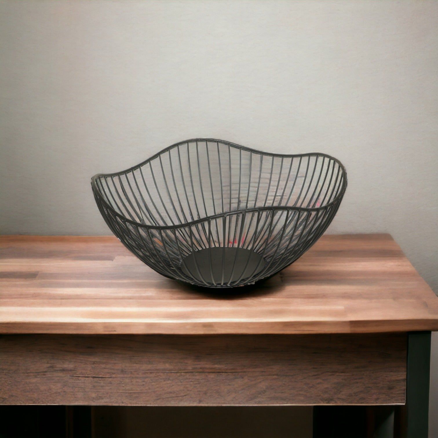 Metallic Black Fruit Bowl 27x27x12_1