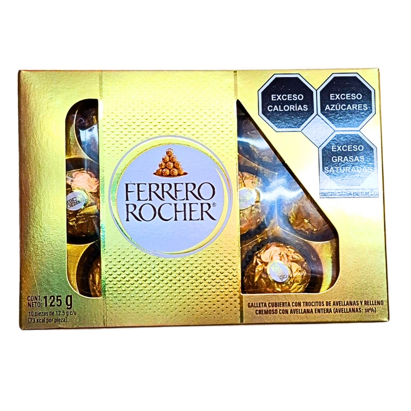 Chocolate Ferrero Rocher 10pza. 125g_0