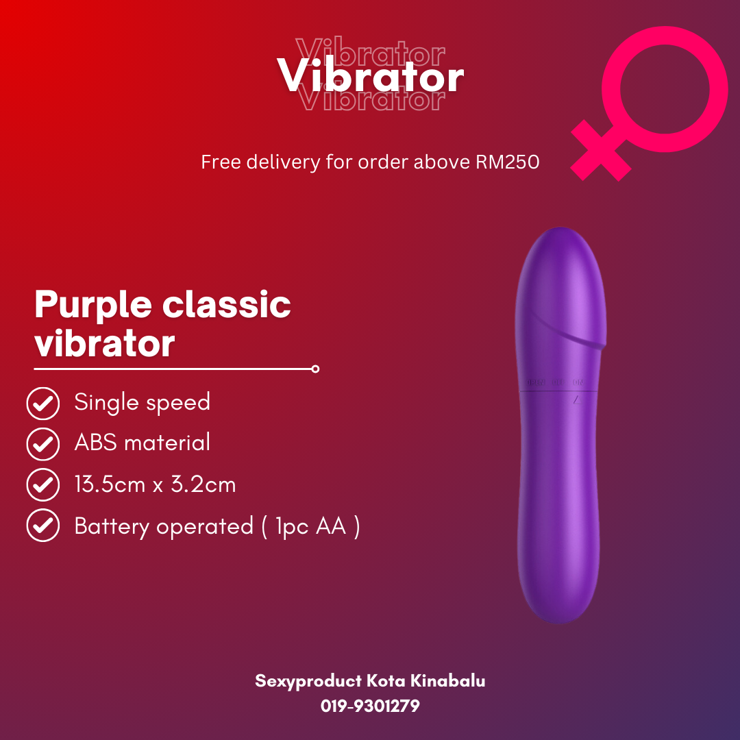 Purple classic vibrator_0