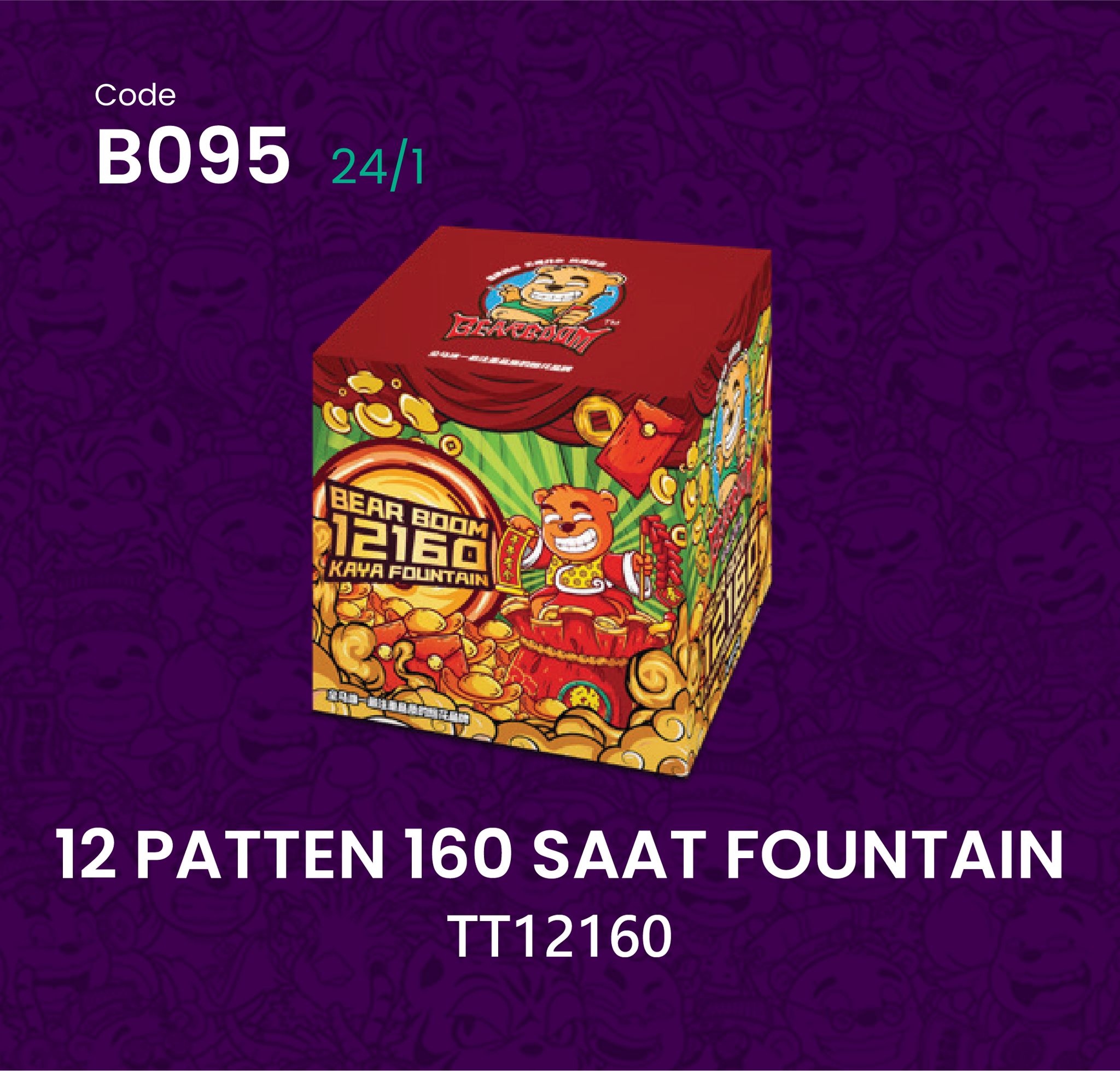 B095 | 12 PATTEN 160 SAAT FOUNTAIN - TT12160_0