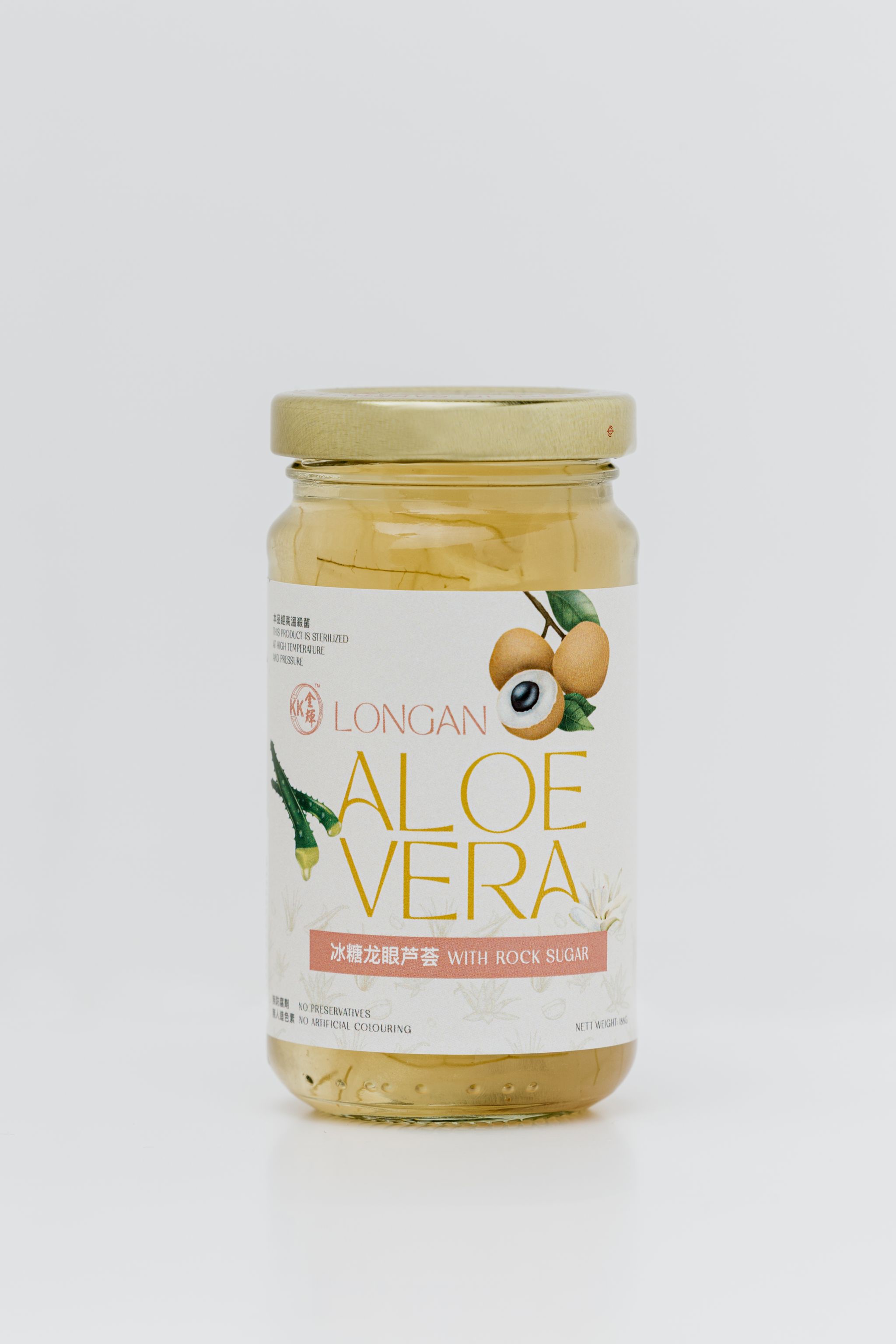 Longan Aloe Vera with Rock Sugar (188g)_0