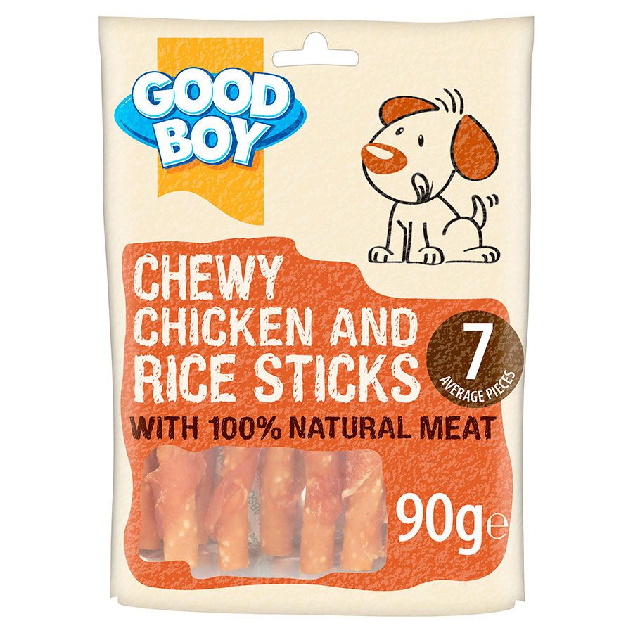 Good Boy Chicken & Rice Sticks Dog Treats 90g_0