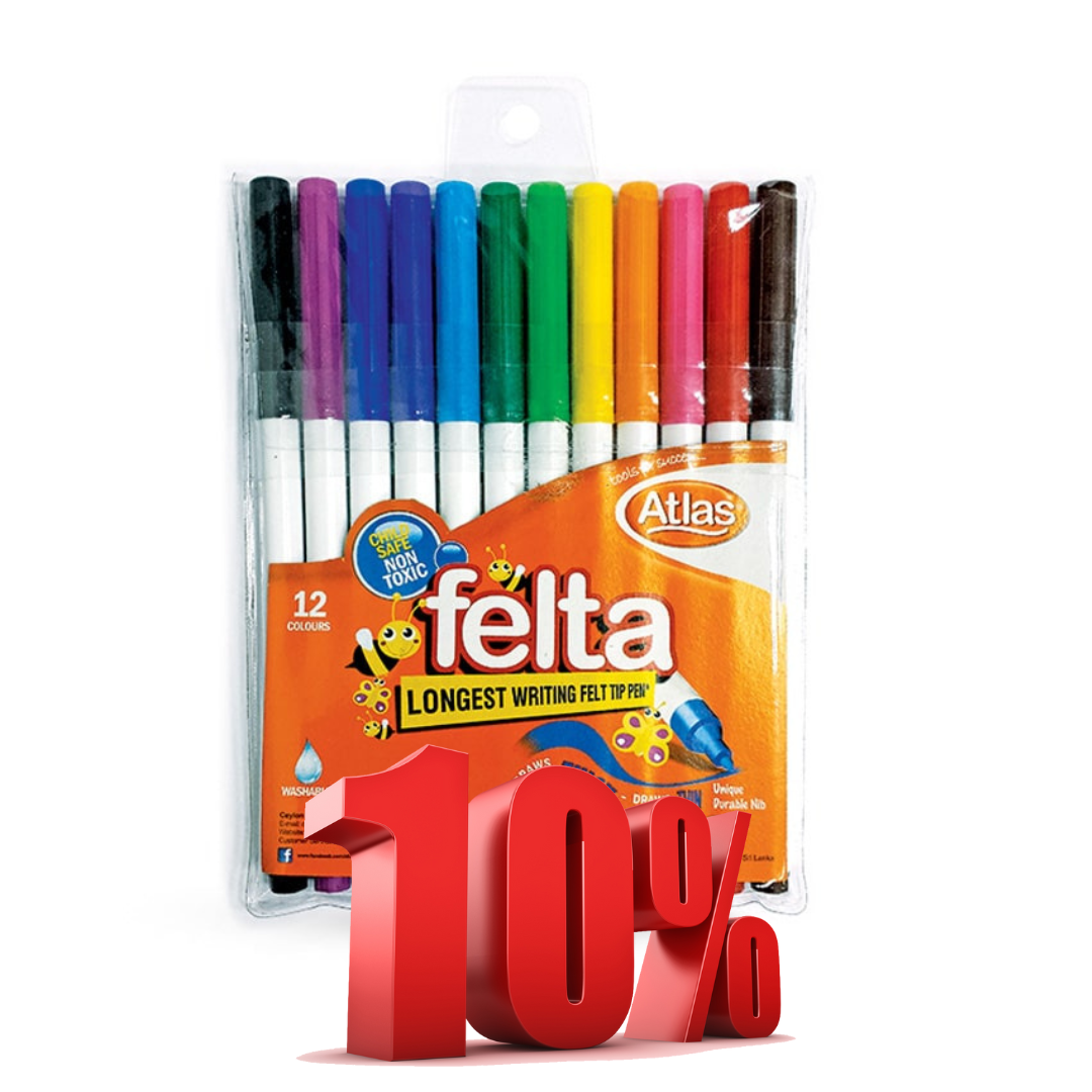 Atlas Colour Pen Felta 12 Colours_0