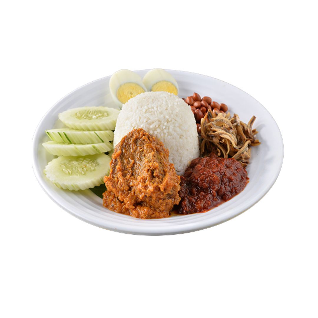 Nasi Lemak Daging Rendang_0