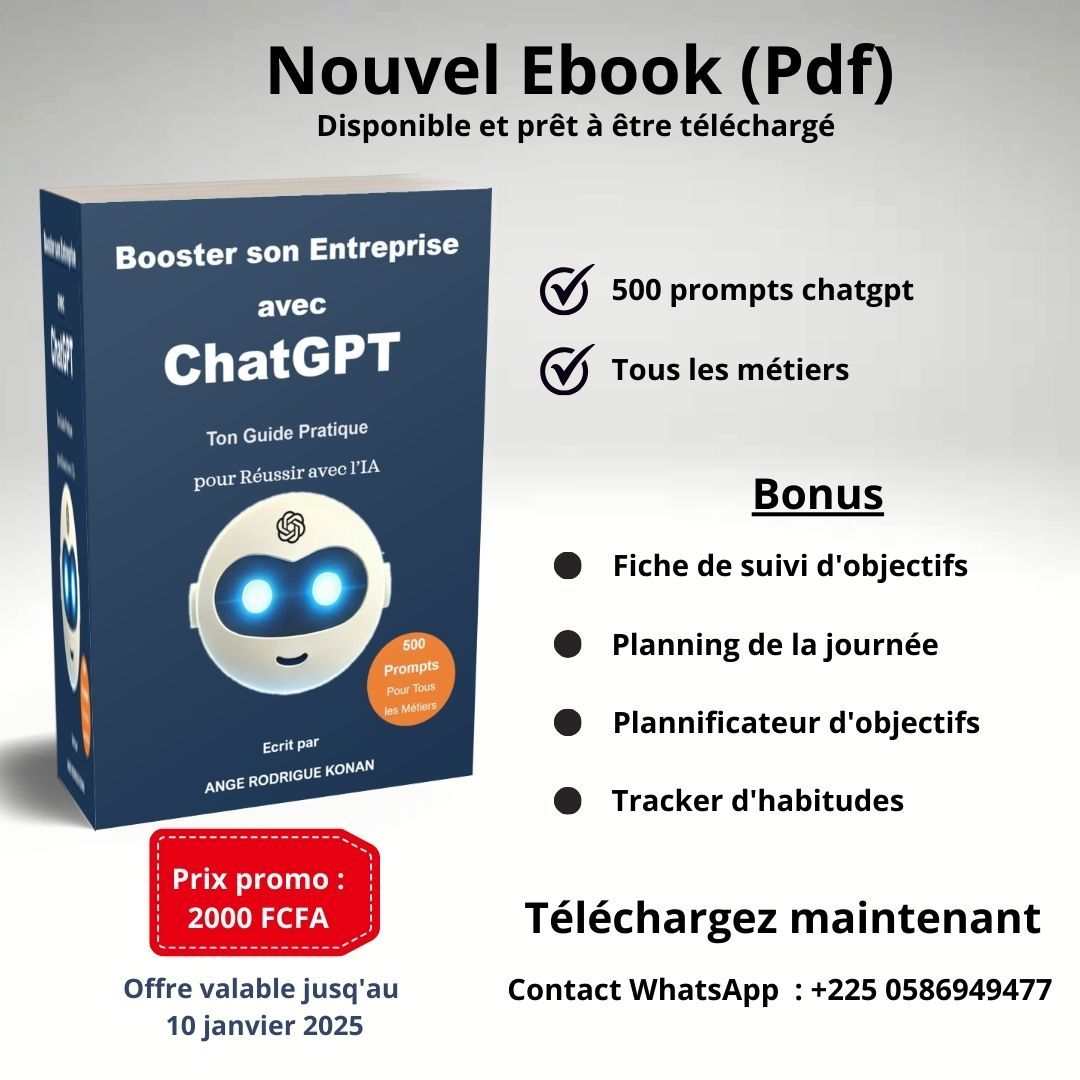 Booster son entreprise avec ChatGPT: 500 prompts pour tous les métiers _0