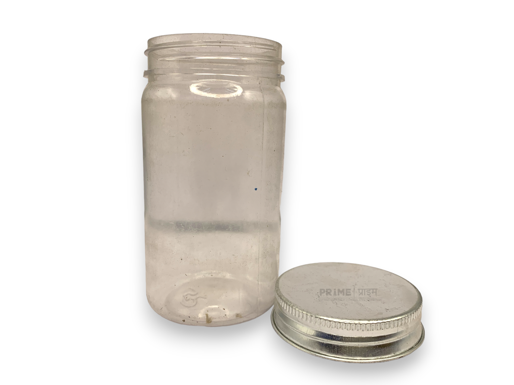 Round Pet Jar with Silver Cap 200g_2