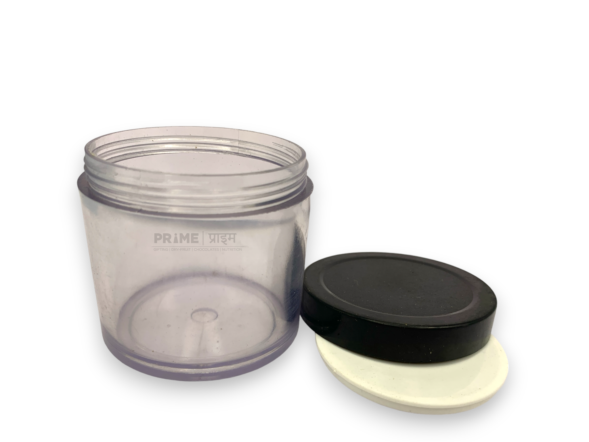 Premium Round Pet Shan Jar 100ml With Black Lid_2