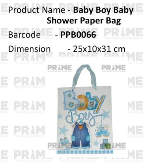 Baby Boy Baby Shower Paper Bag_0