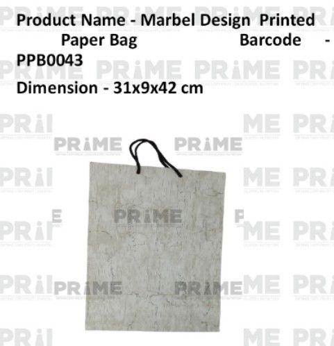 Marbel Design Printed Paper Bag_0