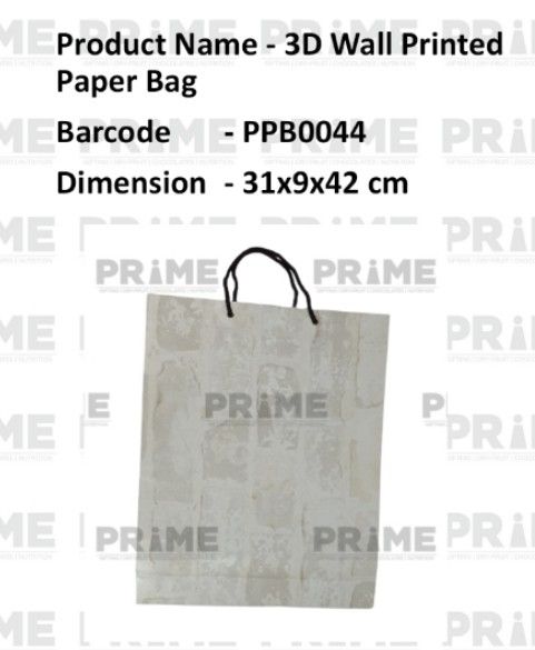 3D Wall Printed Paper Bag_0