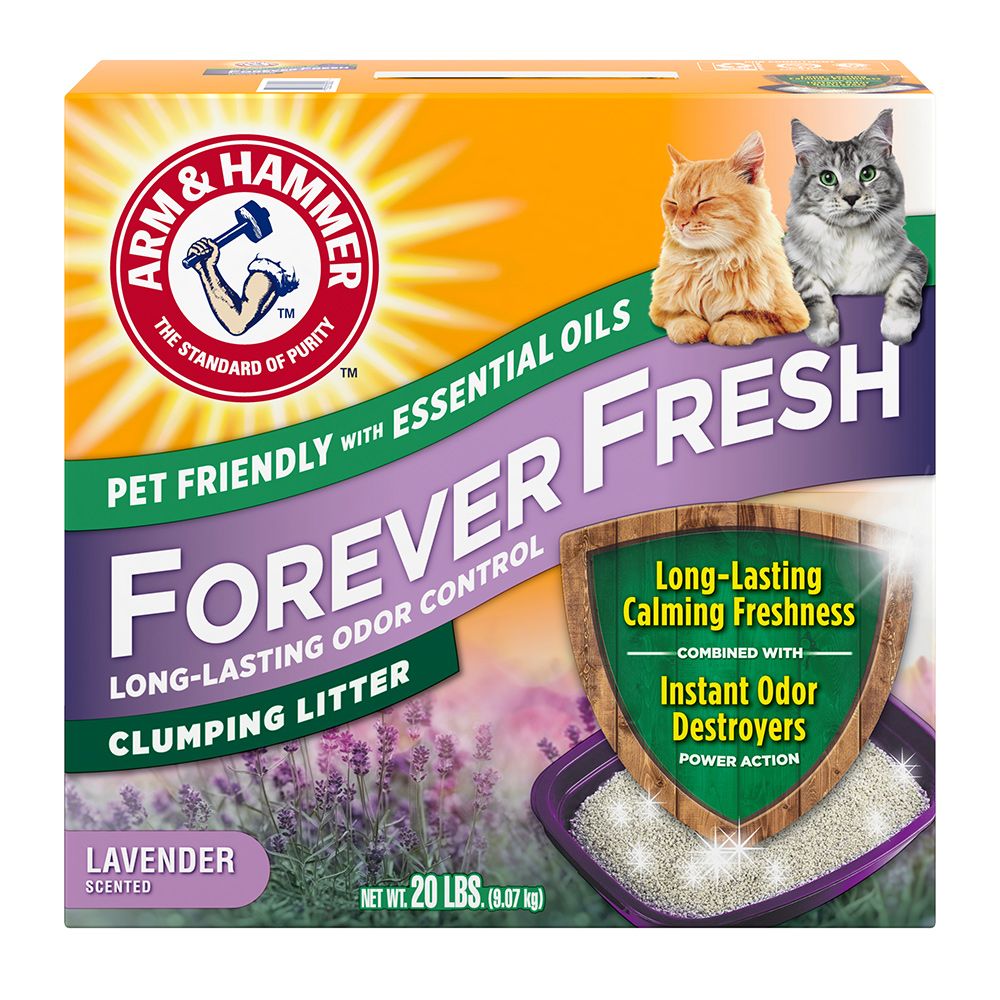 Forever Fresh Lavender Clumping Cat Litter 20 KG_0