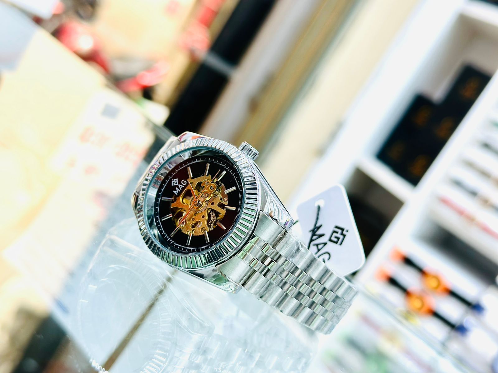 Montre mécanique à  remontage Manuel avec Squelette Transparent Style Vintage - MAG_7