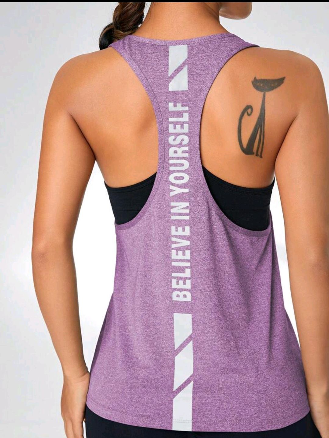 Purple Racerback Top  _1