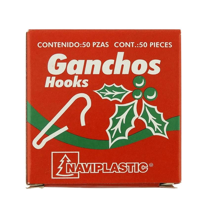 Ganchos para Esferas de Navidad 50pza._0