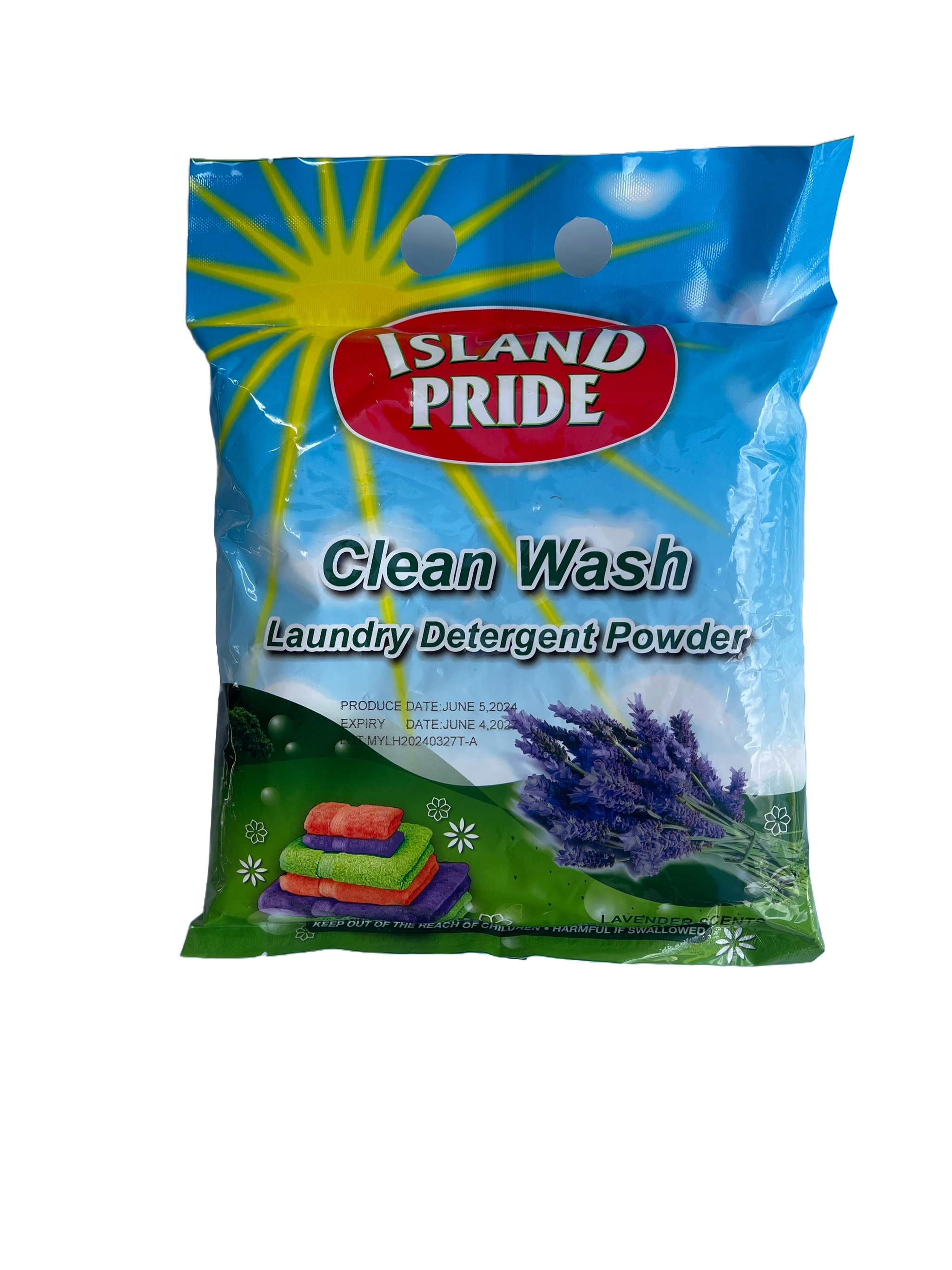 Island Pride Lavender 900g Laundry Detergent Powder_0