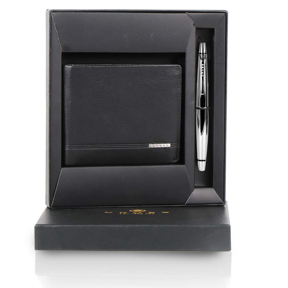 Cross Insignia Express Slim Wallet + Cross Pen Luxury Agenda Pen_0