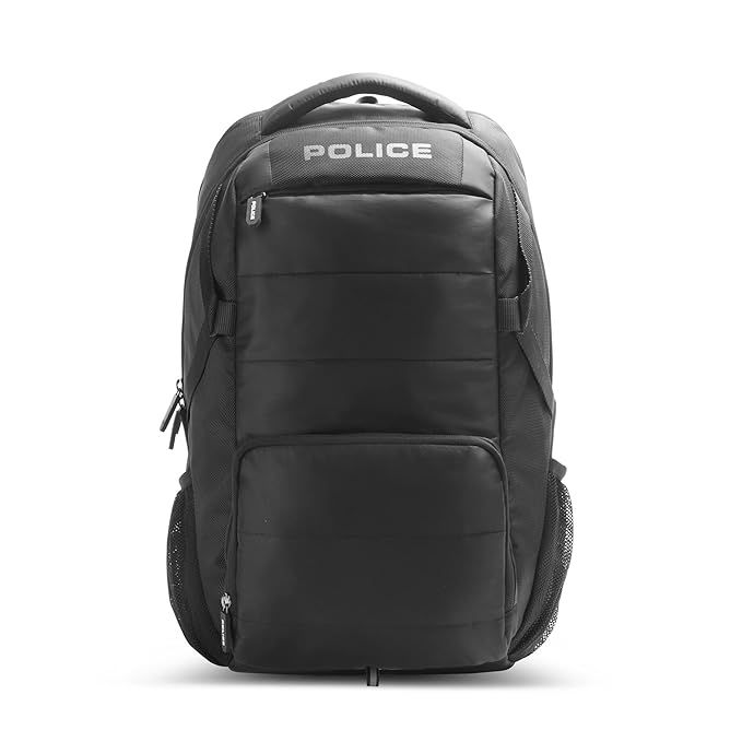 Police Hedge Big Backpack - Black_0