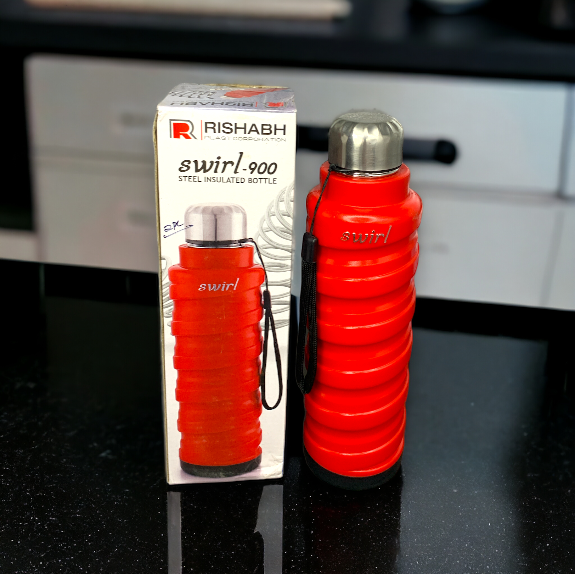 Swirl 900 Steel Insulated Water Bottle_1