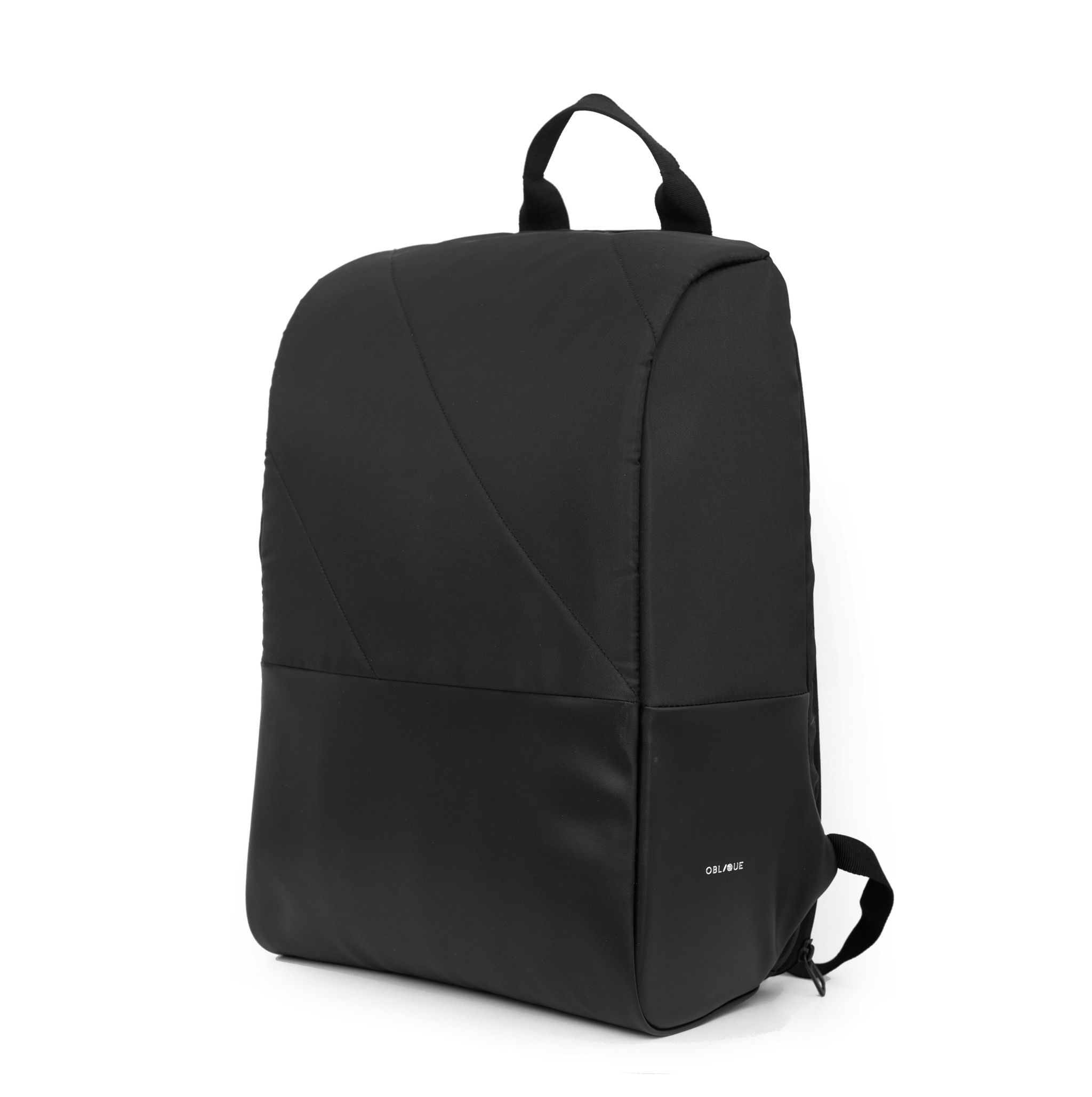 Oblique Raven Laptop Antitheft Back Pack Black_2