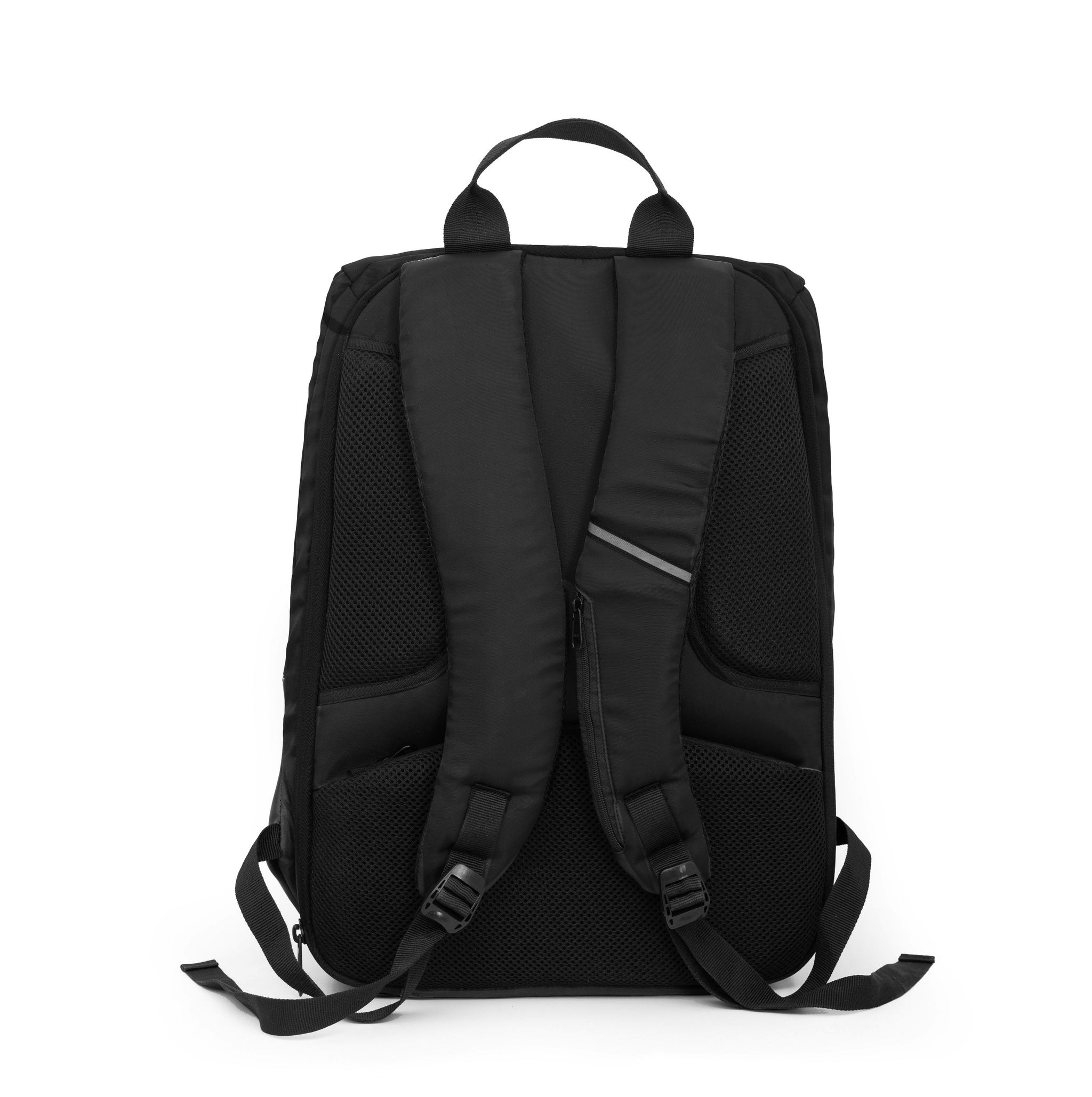 Oblique Raven Laptop Antitheft Back Pack Black_1