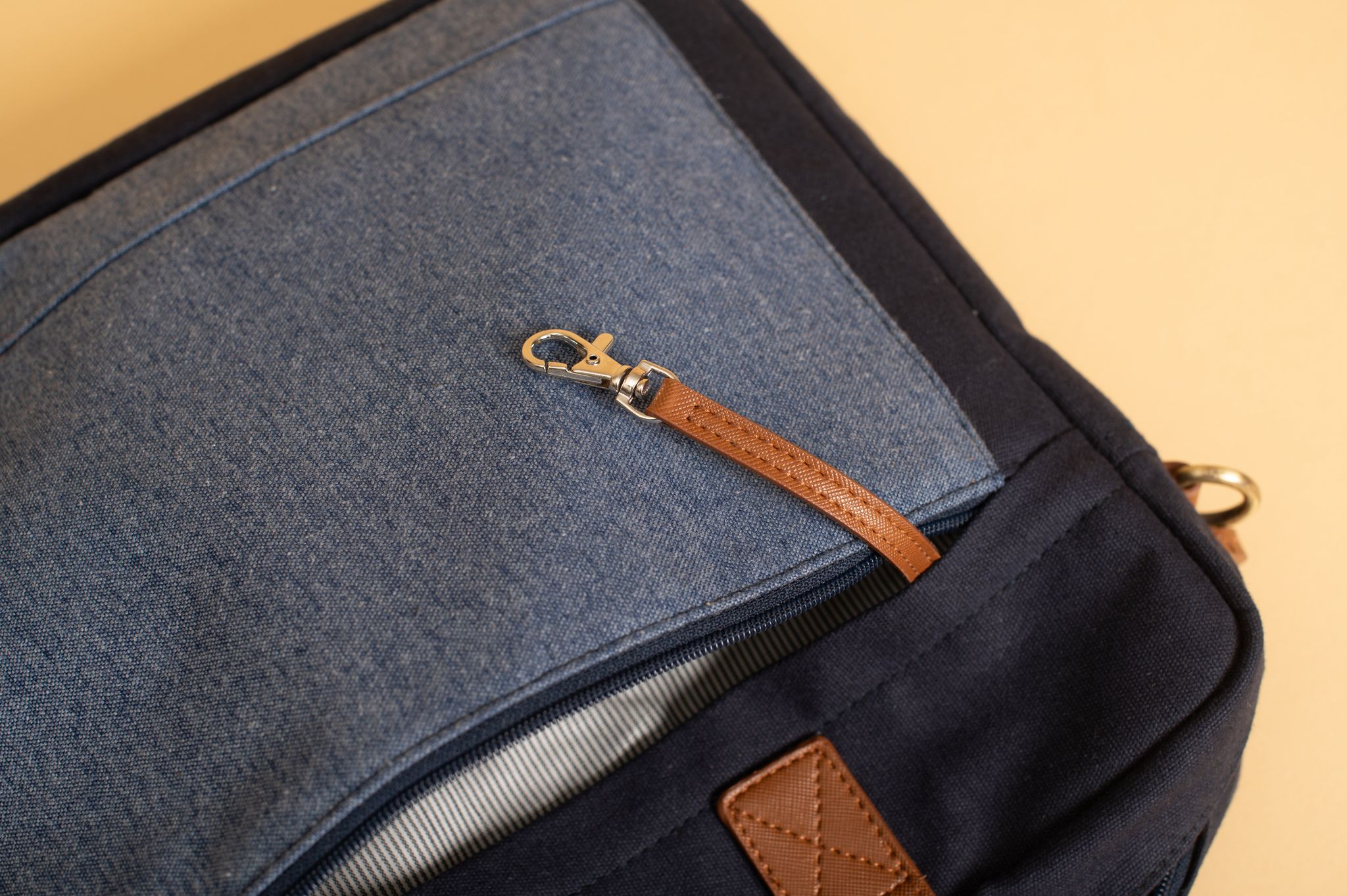 Oblique Trooper Laptop bag Navy_2