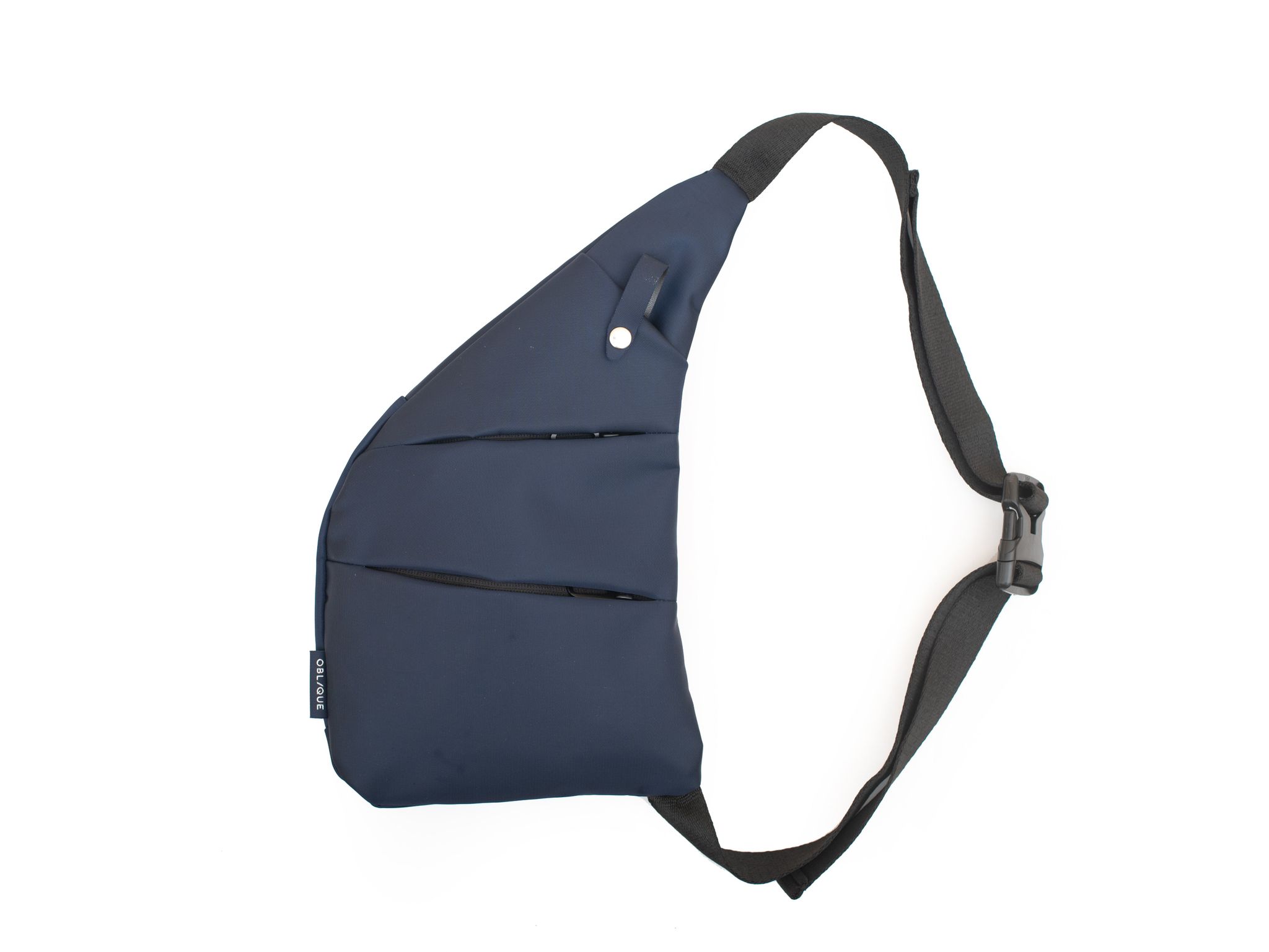 Oblique Columbus Sling Bag Navy Blue_4