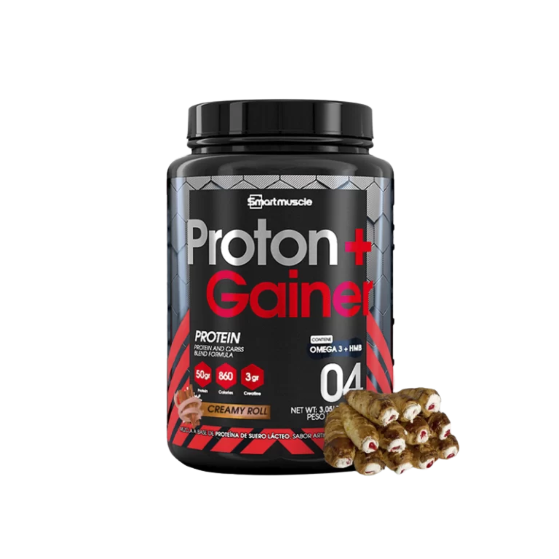 Proton Gainer creamy roll 3lbs SMART MUSCLE _0