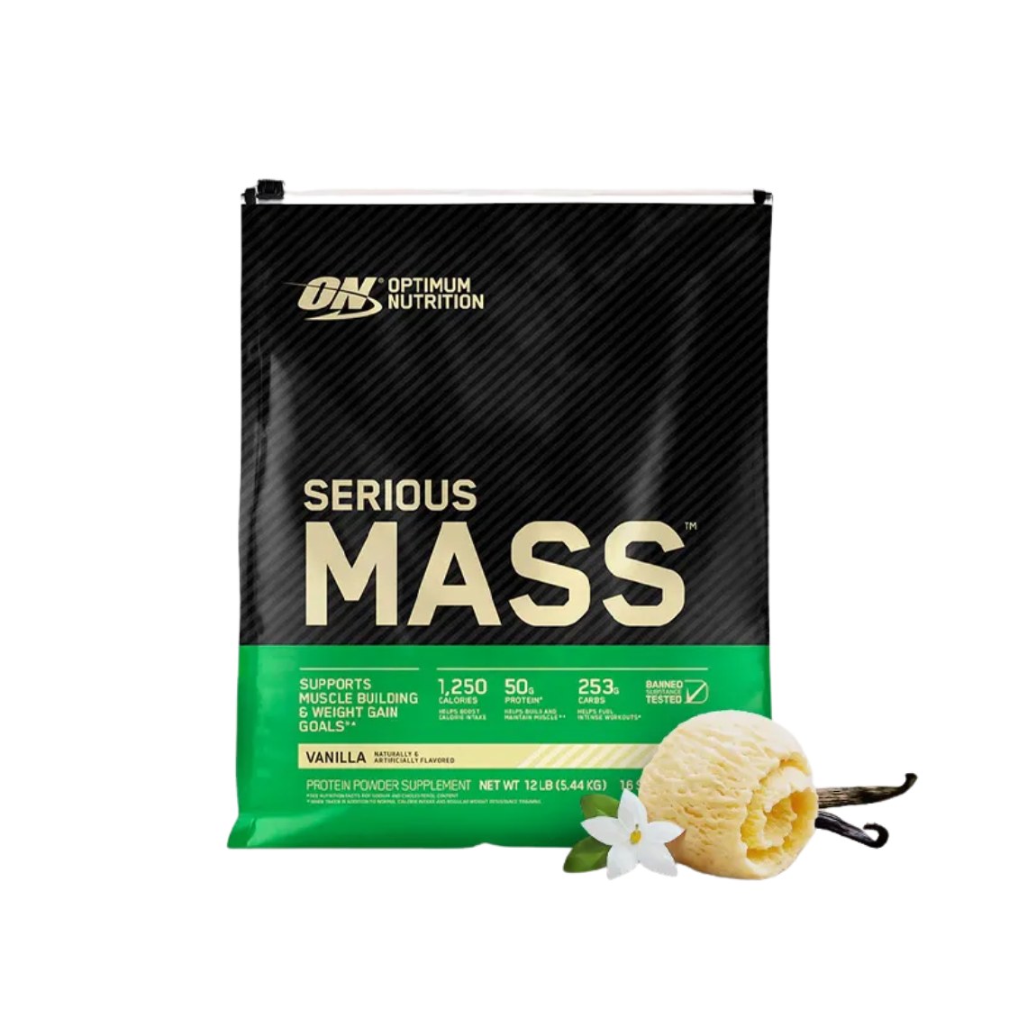 Serious Mass vainilla 12lbs OPTIMUm NUTRITION_0